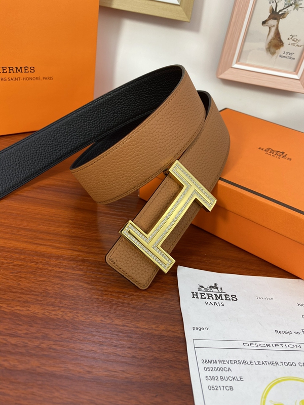 エルメス激安ベルト角部分ディテール